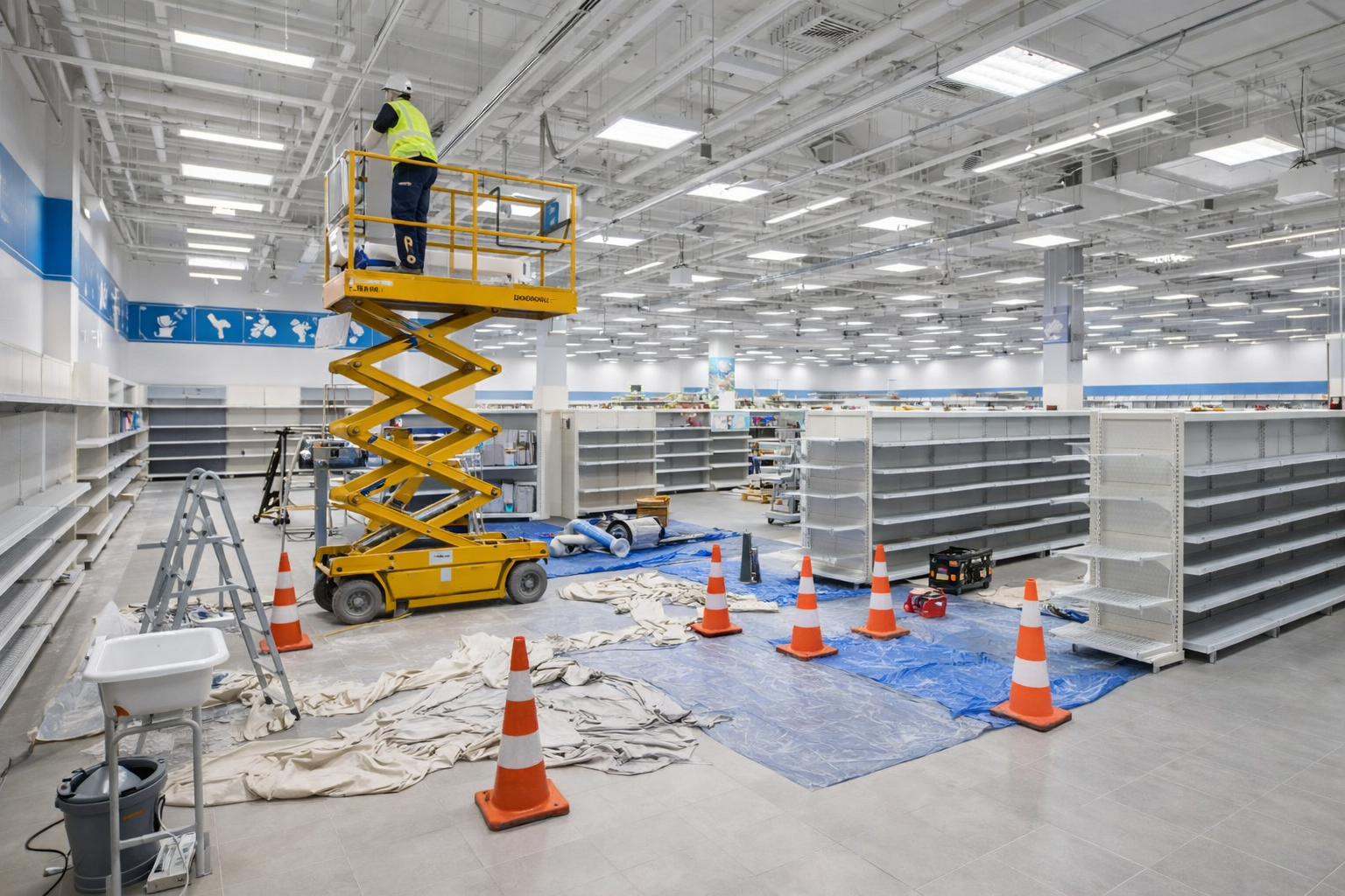 Ремонт торгового зала