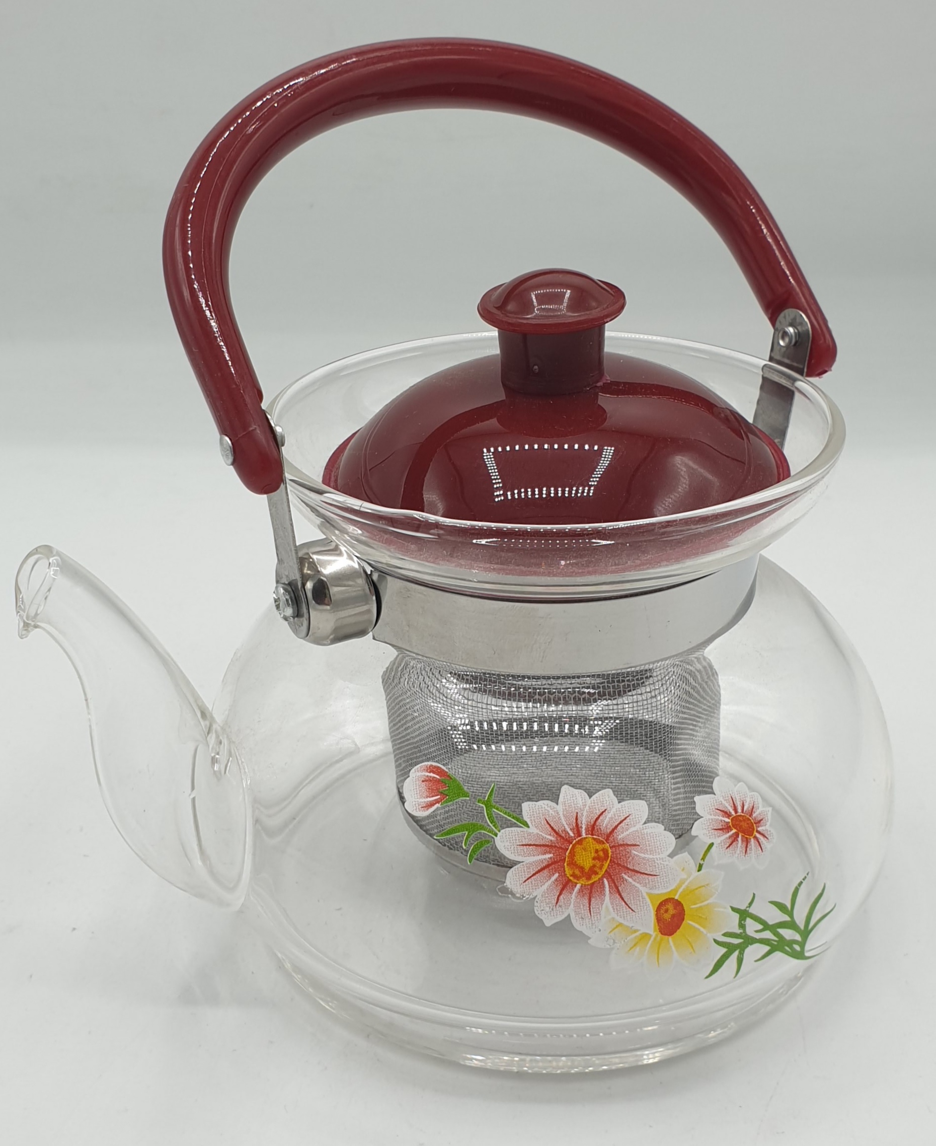 Чайник заварочный стеклянный 1600мл.AH-50937 (24шт)