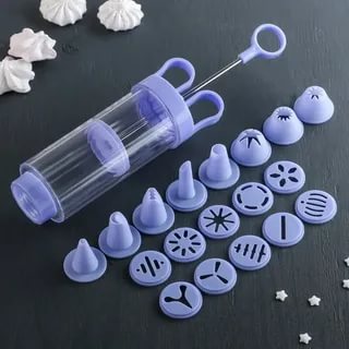 Шприц  COOKIE PRESS кондитерский  с насадками (19 предметов) -  b9929
