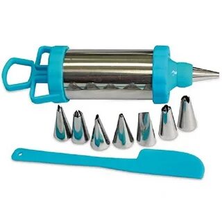 Шприц кондитерский с семью насадками и ножом - AH-509-X-5