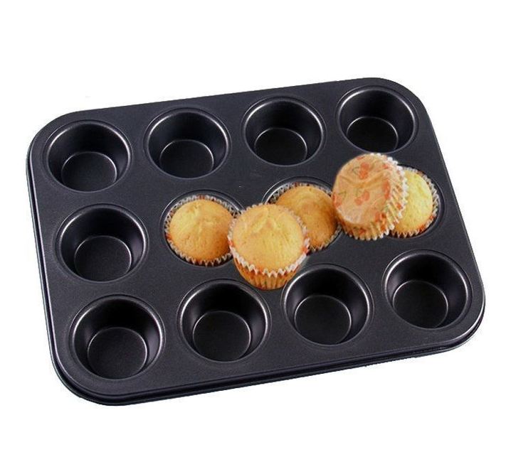 Форма с антипригарным покрытием для выпечки (12 ячеек, маленькая)
