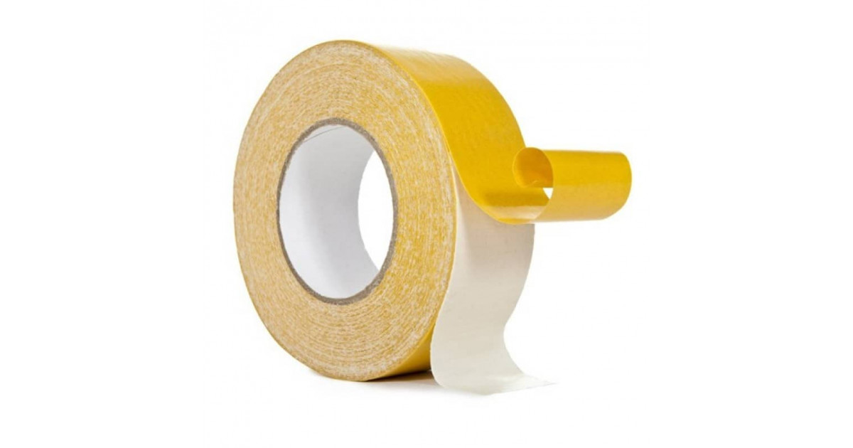 Скотч желтая двухсторонняя PP623-2(72шт)