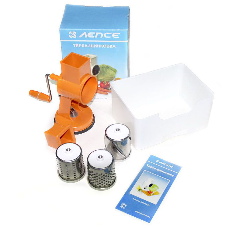 Шинковка-тёрка ручная ЛЕПСЕ ТШ-1  (оранжевый)