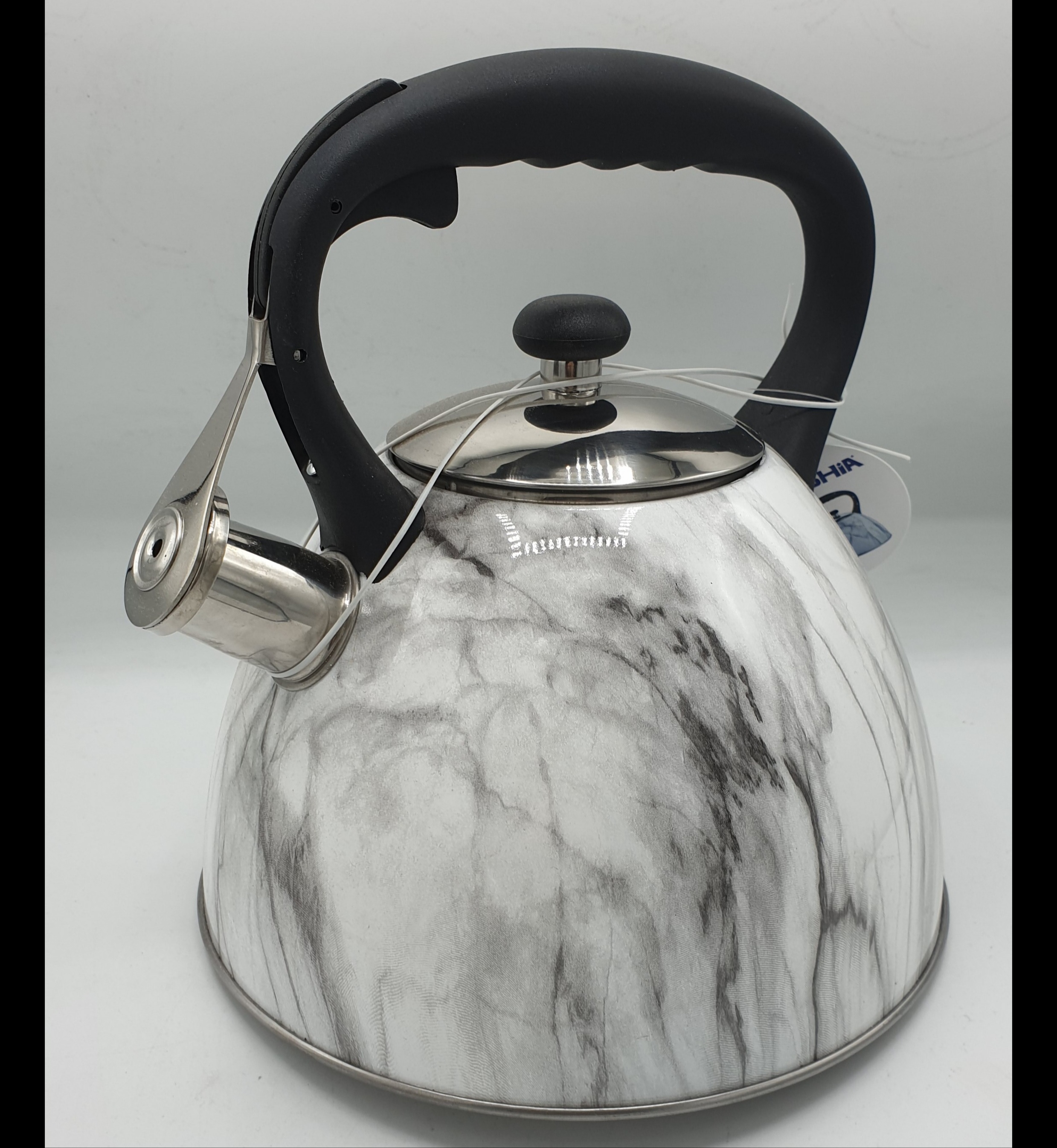 Чайник Arshia, 3,2 литра, бело-мраморный