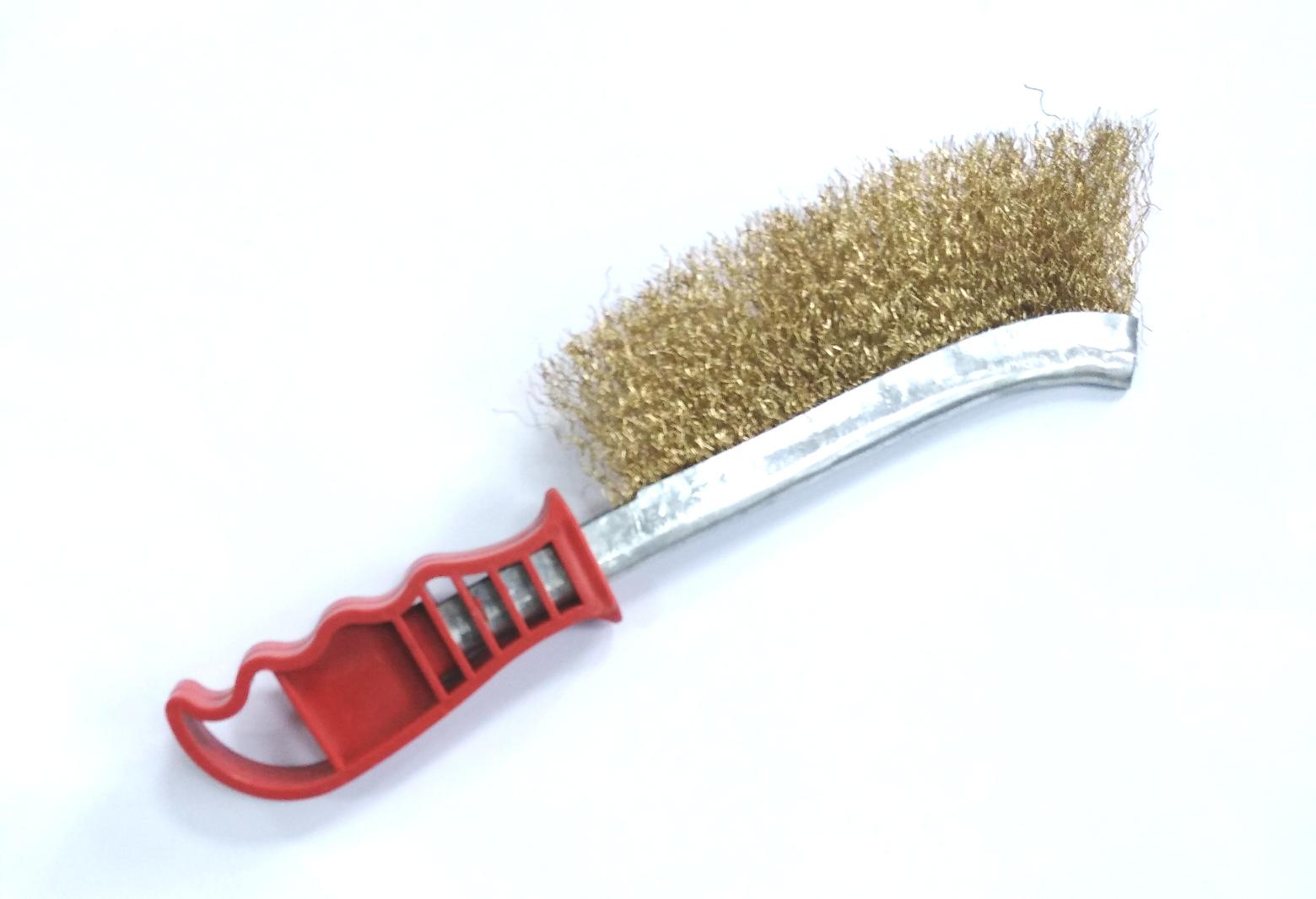 Щетка по металлу с красной ручкой G-26 (300шт)