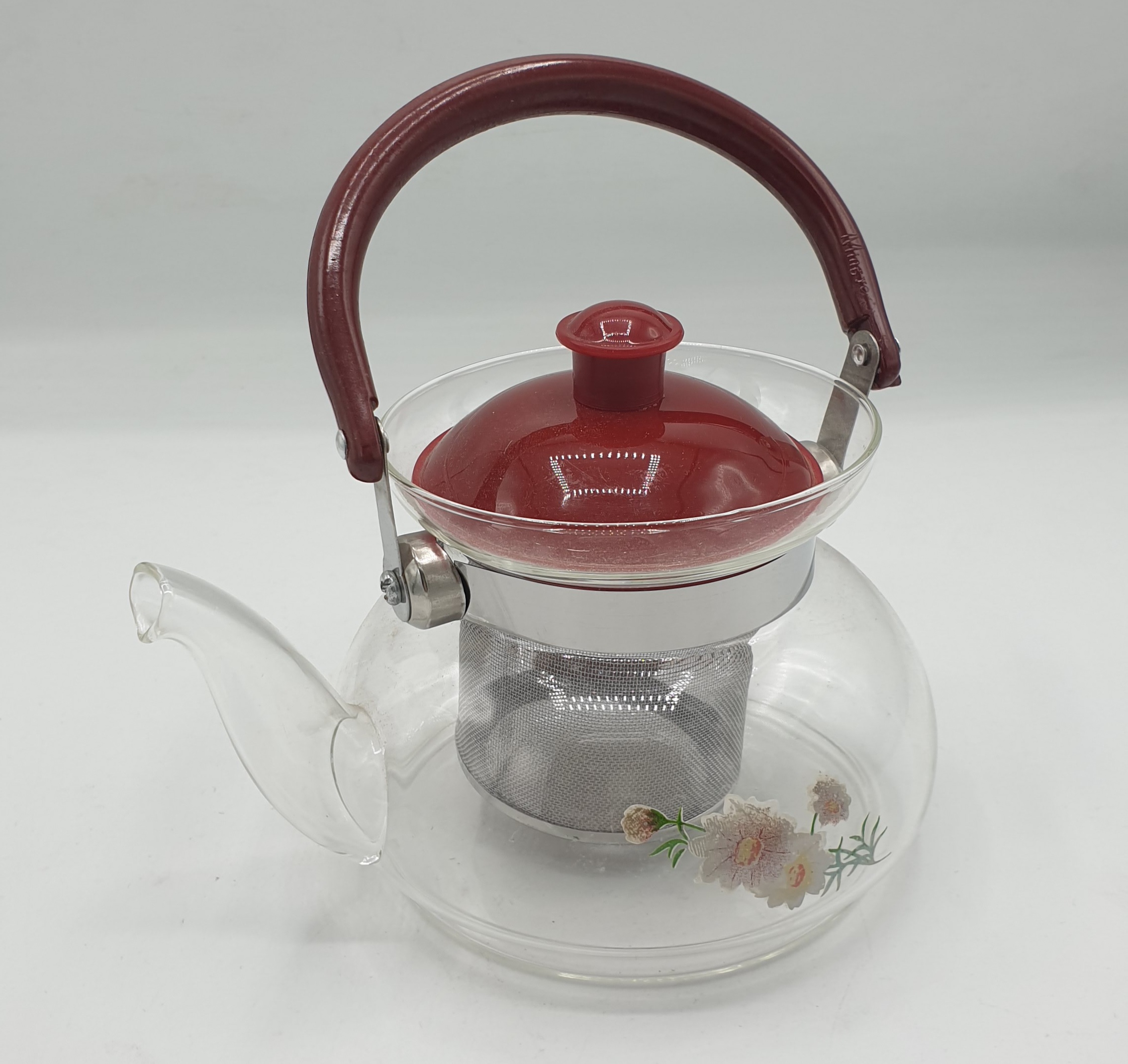 Чайник заварочный стеклянный 1200мл.AH-50935 (24шт)