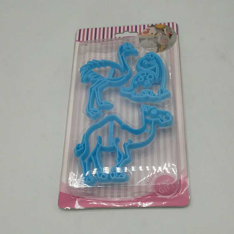 Набор кондитерских форм ЖИВОТНЫЕ АФРИКИ для выпечки печенья