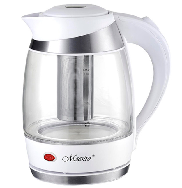 Чайник MAESTRO электрический 1,8л.  - MR-065-WHITE