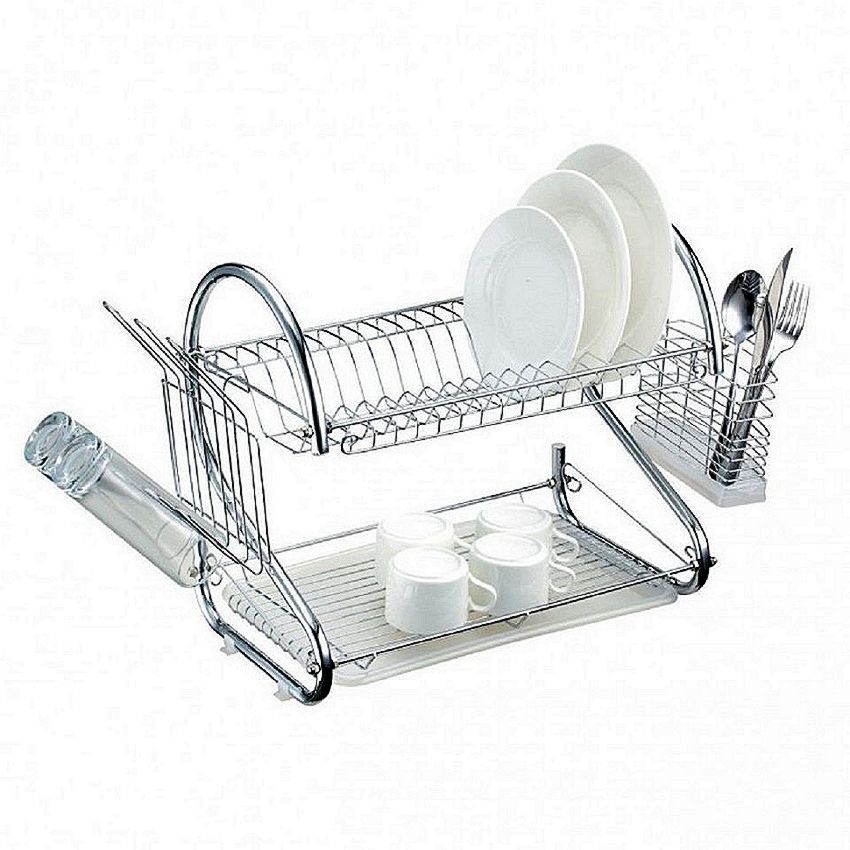 Сушилка для посуды жёлтая коробка 44 см AH-44 (10 шт)