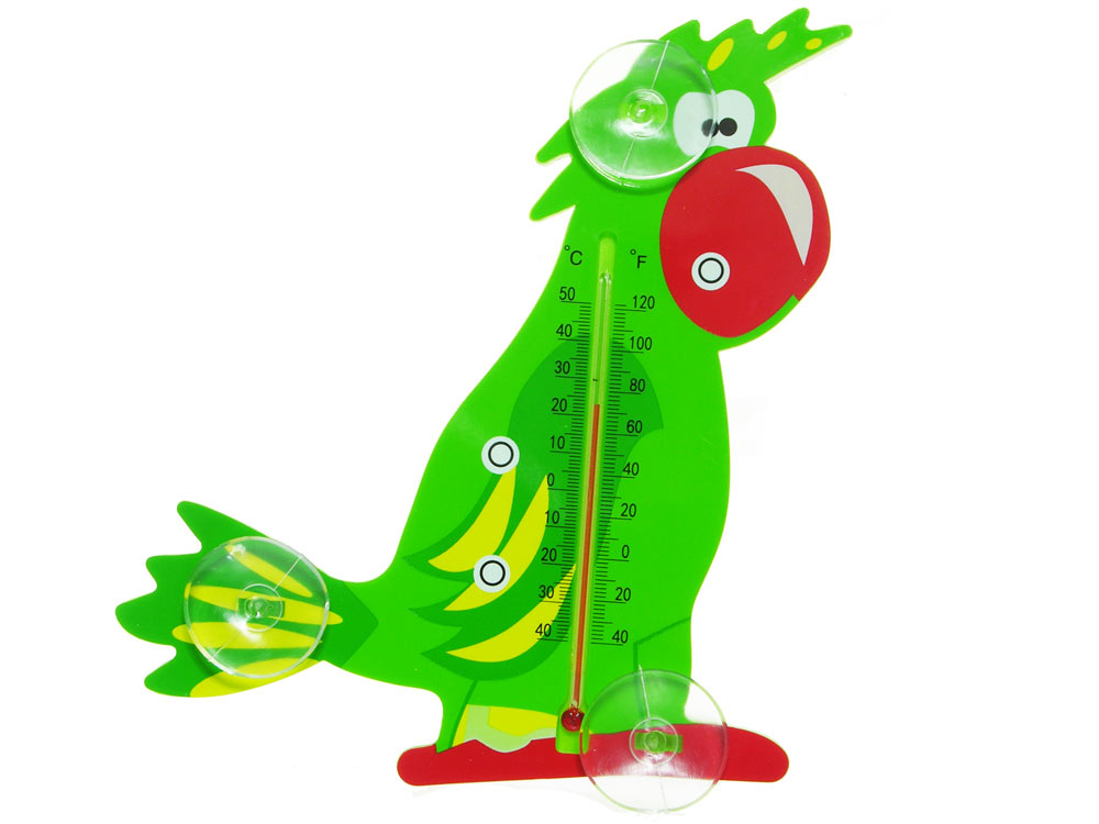Термометр ПОПУГАЙ оконный для прикрепления на окно