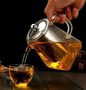 Чайник стеклянный заварочный с металлической крышкой  750мл. - AH-TV-33 (60шт)