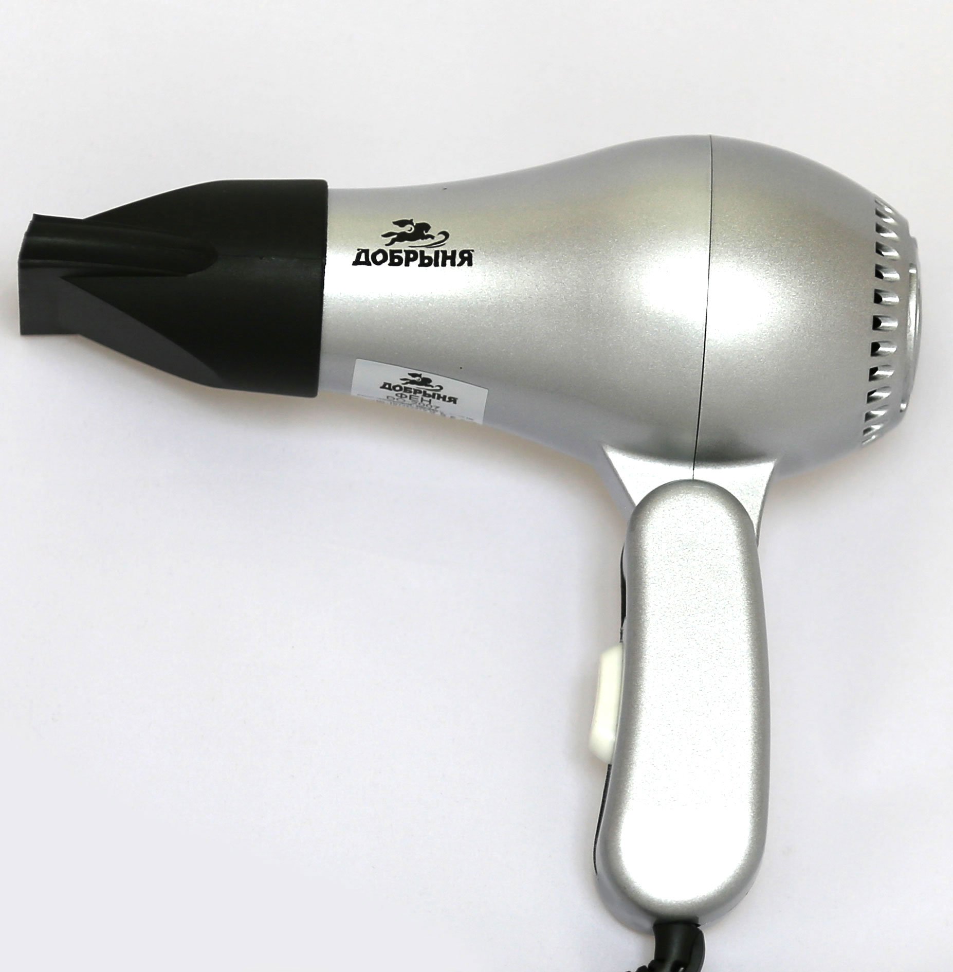 Фен ДОБРЫНЯ (серебристый) -  DO2007