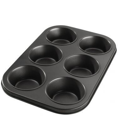 Форма с антипригарным покрытием для выпечки (6 ячеек, большая)