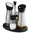 Набор для специй ресторанный на подставке (5 предметов, большой)