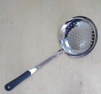 Шумовка с серой ручкой 16см AV-3409(120шт)