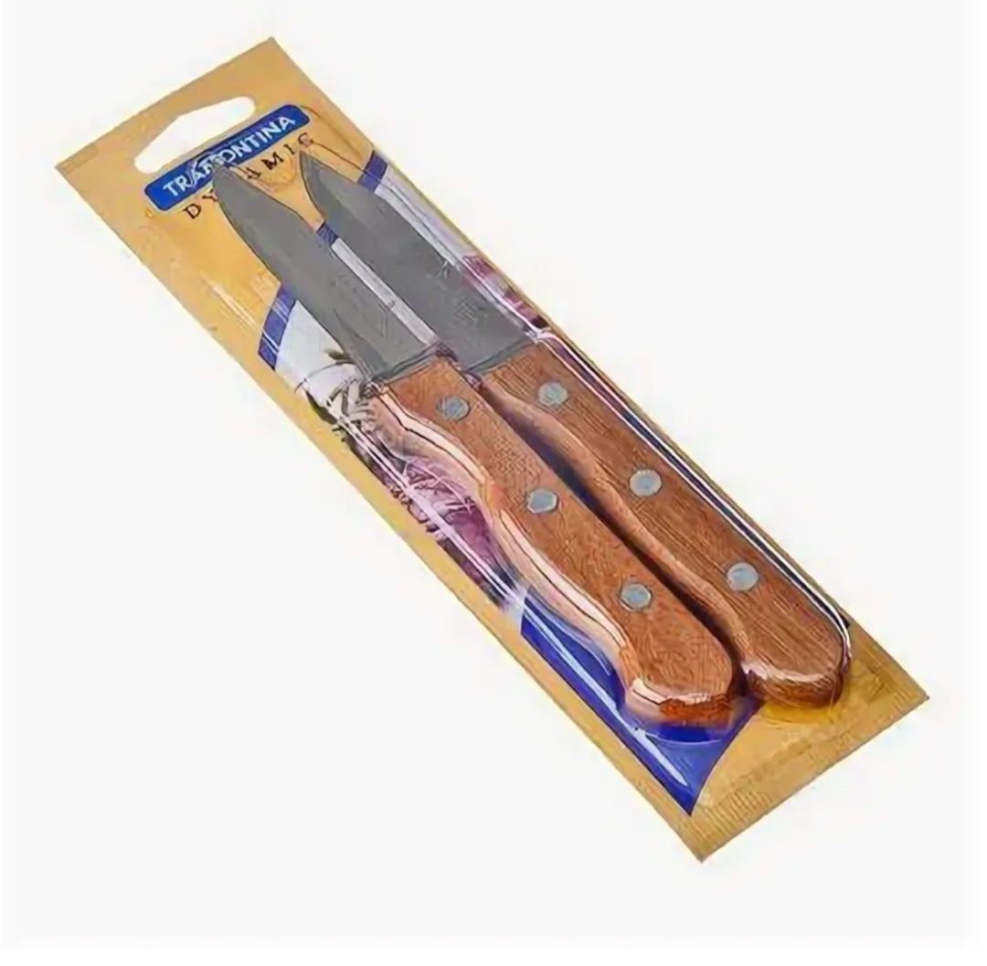 Нож Tramontina с деревянной ручкой овощной 3 заклёпки (цена за 12шт) AH-HY-04(50шт)