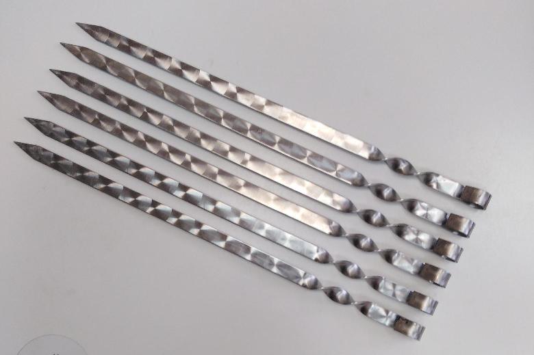 Шампура широкие без ручки 60х18см.